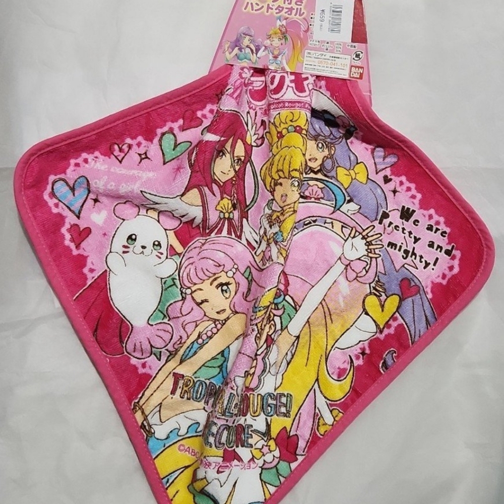 Precure tropical-Rouge wash towel nwt